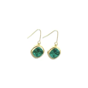 Classic Elegance Earring Drops Green