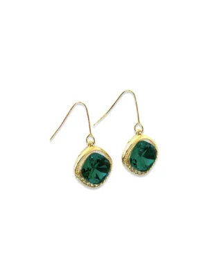 Classic Elegance Earring Drops Green