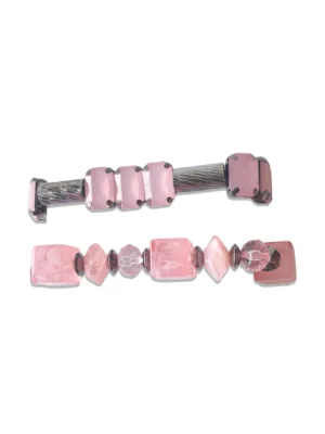 Summer Dopamine Multilayered Bracelet Set – Pink