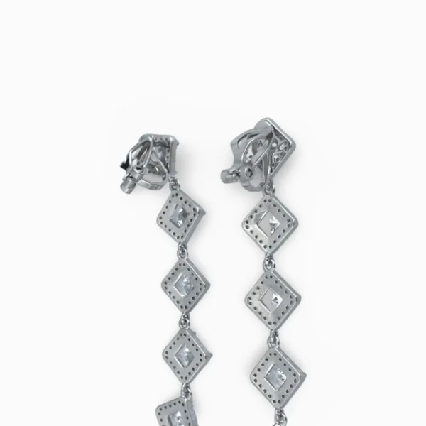 Urban Styling Diamante Dangle Clip-On Earrings