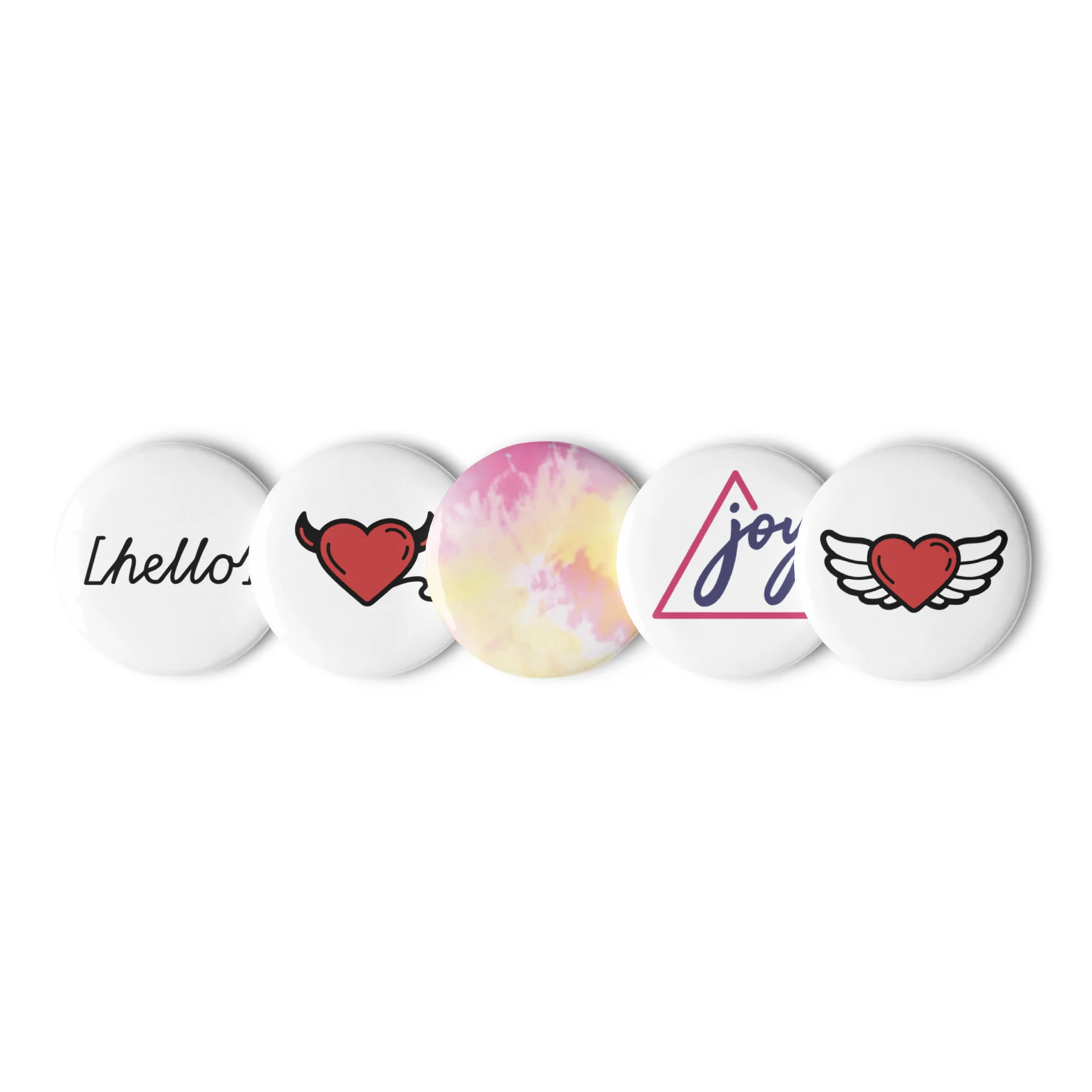 Cool Girls’ Set Of Pin Buttons-1.25