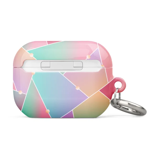 Macaron Colour Geometric Design AirPod Cases_progen2_back