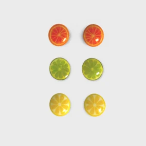 Citrus Sterling Silver Ear Studs