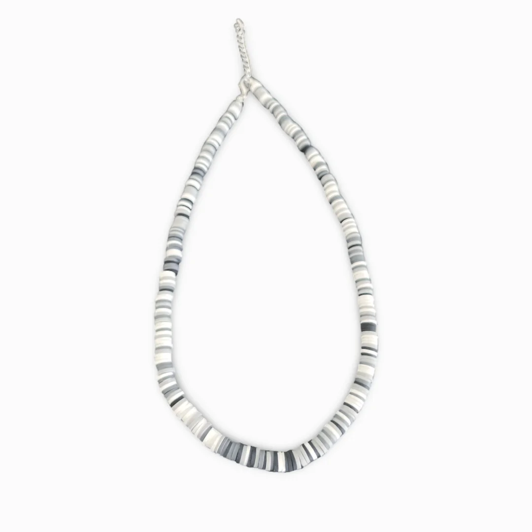 Multicolour Summer Necklaces - Black and White