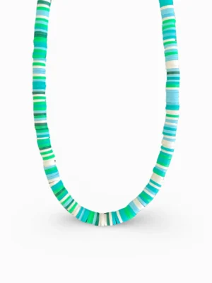 Multicolour Summer Necklaces - Blue and Green