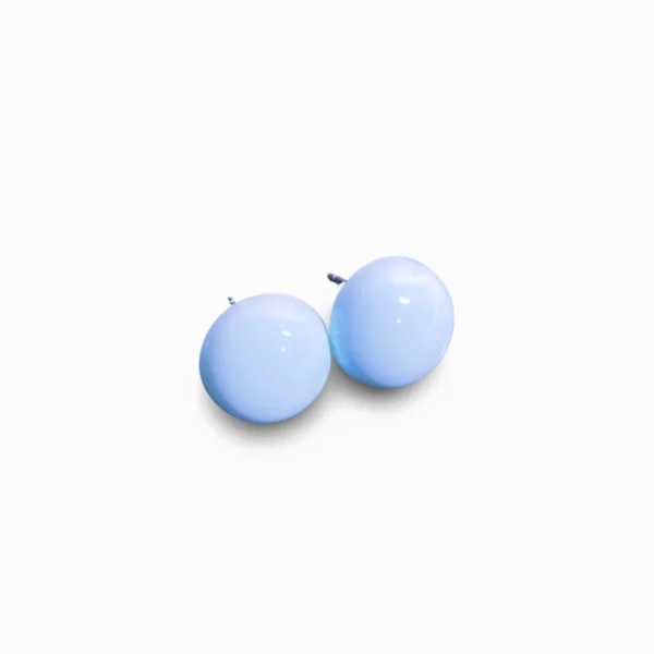 Pastel Colour Ear Studs - Baby Blue