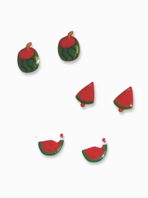 Watermelon Fever 2 Magnetic Ear Studs