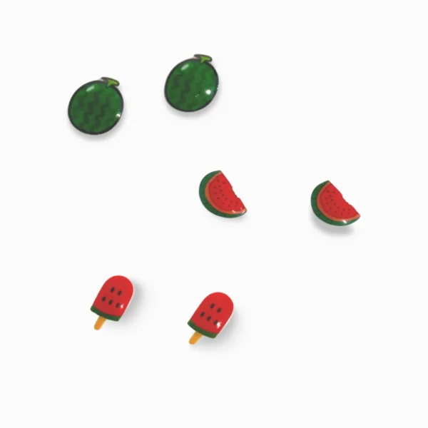 Watermelon Fever Magnetic Ear Studs