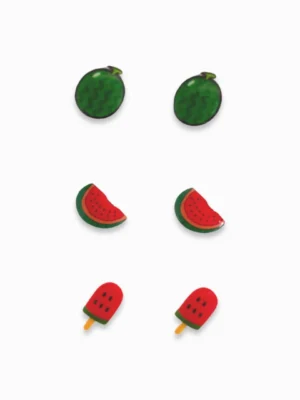 Watermelon Fever Magnetic Ear Studs