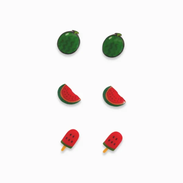 Watermelon Fever Magnetic Ear Studs