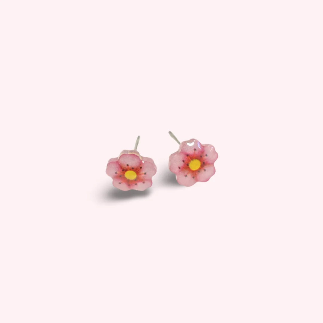 Cherry Blossom Ear Studs