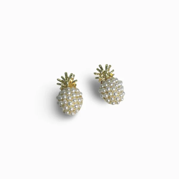 Pineapple Pearl Ear Studs