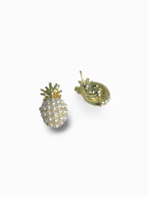 Pineapple Pearl Ear Studs