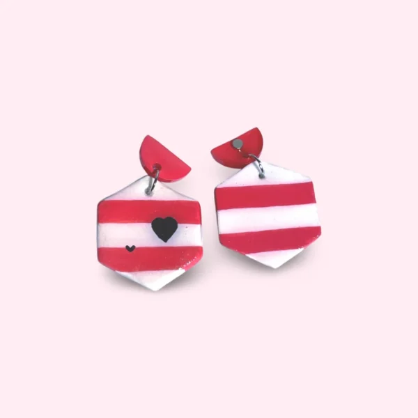 Valentine Vivid Colour Cute Magnetic Ear Dangles