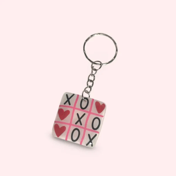 XOXO and Heart Key Rings