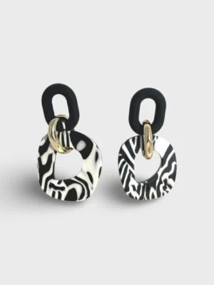 Big Rings Urban Jungle Dangle Earrings