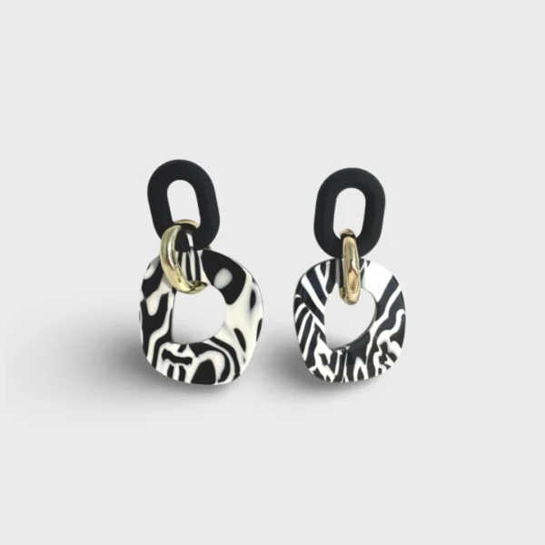 Big Rings Urban Jungle Dangle Earrings