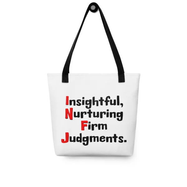 INFJ 16 Characters Tote Bag