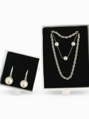 Silver Pearl Jewellery Gift Bundle