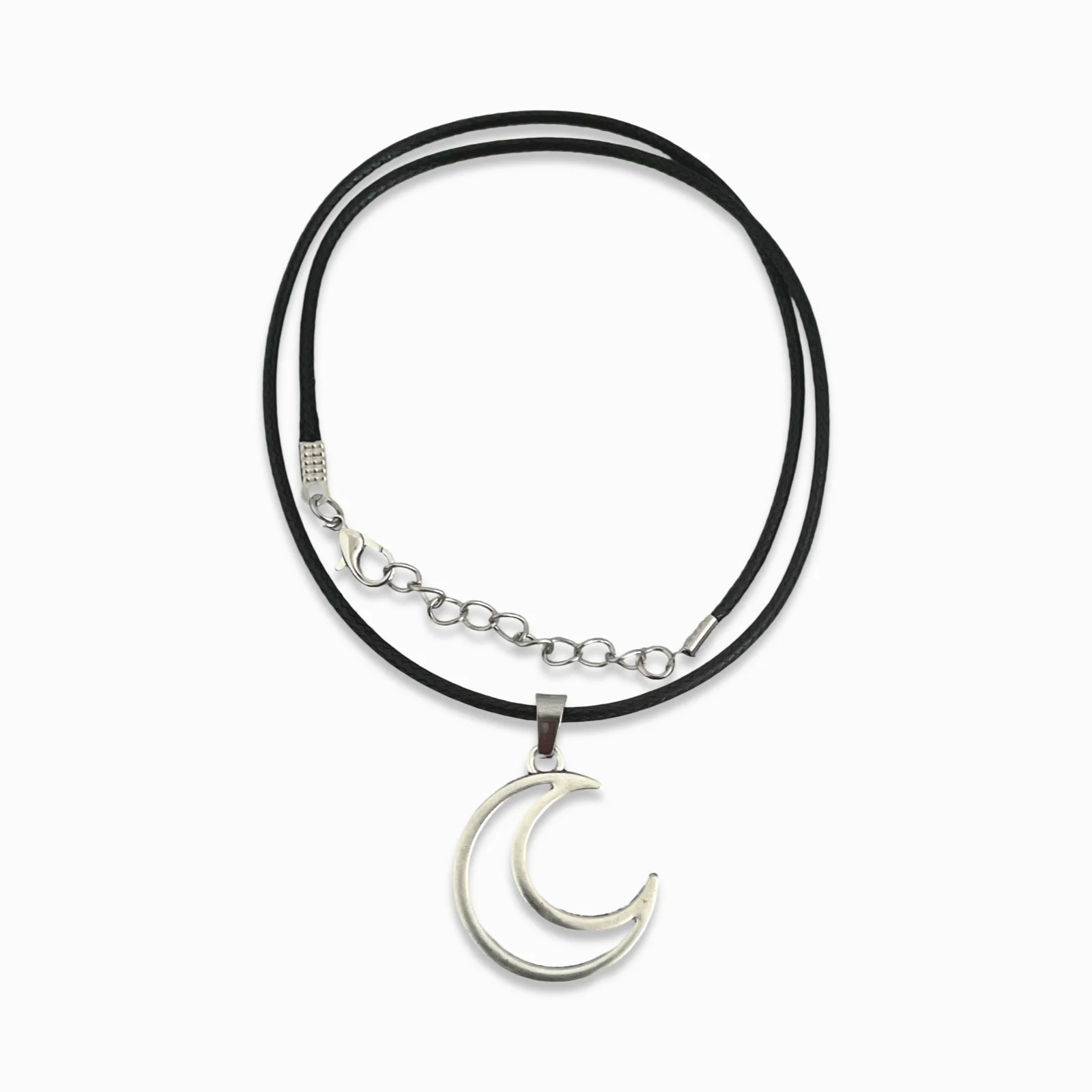 Hollow Moon Statement Necklace